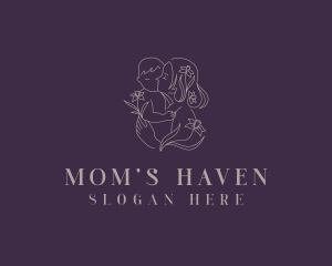 Mom - Mom Baby Parenting logo design
