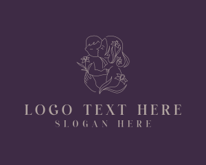 Maternity - Mom Baby Parenting logo design