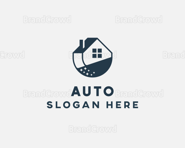 House Cleaning Apartment Logo