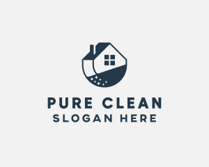 House Cleaning Apartment logo design