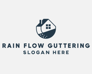 Guttering - House Cleaning Apartment logo design