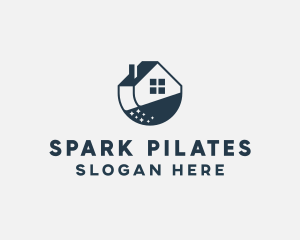 Cleaner - House Cleaning Apartment logo design
