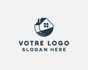 Cleaning - House Cleaning Apartment logo design