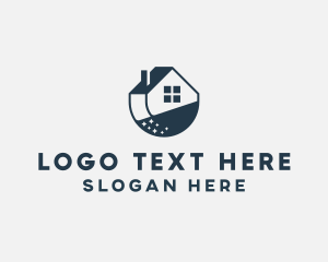 Eco Friendly - House Cleaning Apartment logo design