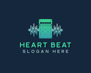 Sound Beat Amplifier Speakers logo design