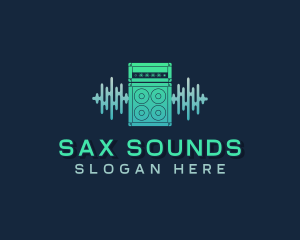 Sound Beat Amplifier Speakers logo design