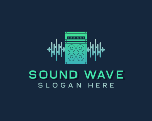 Sound Beat Amplifier Speakers logo design