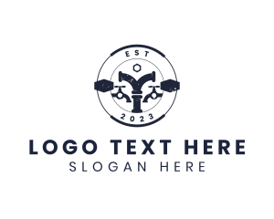 Tools - Industrial Plumbing Repair logo design