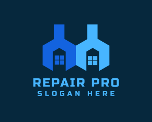 Blue Wrench Repair logo design