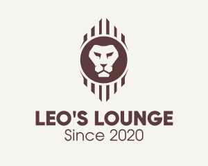 Leo - Brown Wild Lion logo design