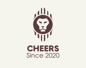 Lioness - Brown Wild Lion logo design