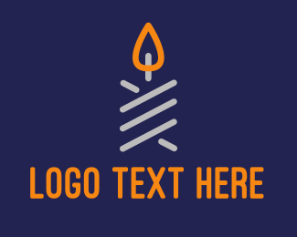 Minimalist - Minimalist Candle logo design