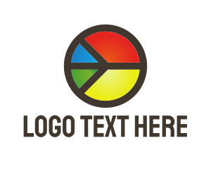 Warning Sign - Colorful Peace Sign logo design