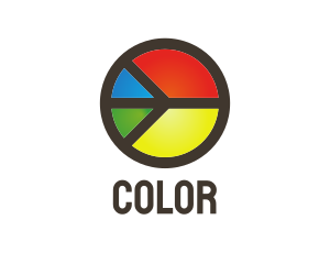 Colorful Peace Sign logo design