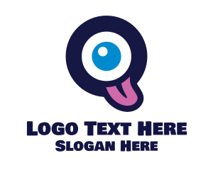 Cyclops - Letter O Monster logo design