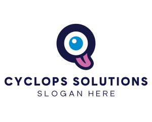 Cyclops - Eye Cyclops Letter O logo design