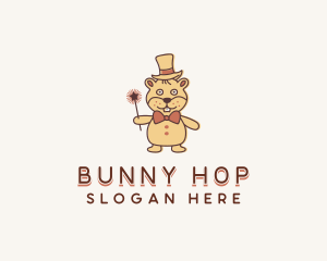 Bunny - Magician Bunny Rabbit logo design