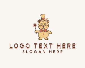 Pet - Magician Bunny Rabbit logo design