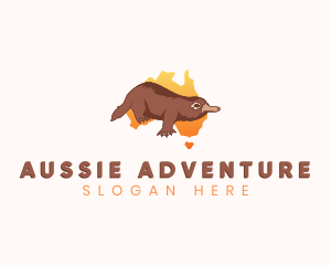 Aussie - Australia Platypus Animal logo design