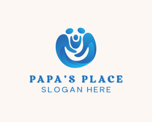 Father - Child Parent Care logo design