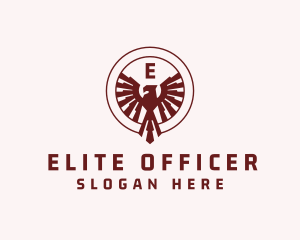 Officer - Military Eagle Bird logo design