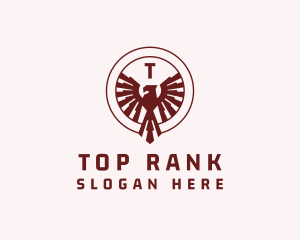 Ranking - Military Eagle Bird logo design