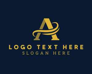 Financial Advisor - Professional Letter A Classic logo design
