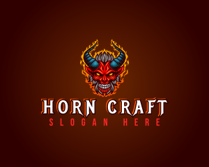 Devil Horn Gaming logo design