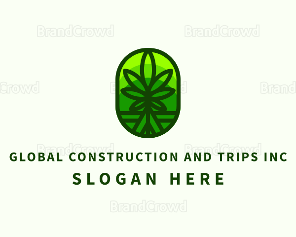 Cannabis Herbal Medicine Logo