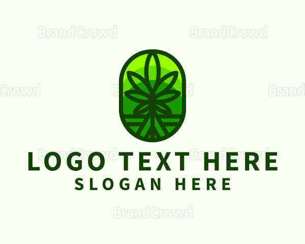 Cannabis Herbal Medicine Logo