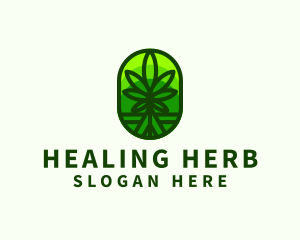 Cannabis Herbal Medicine logo design