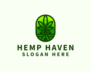 Cannabis Herbal Medicine logo design