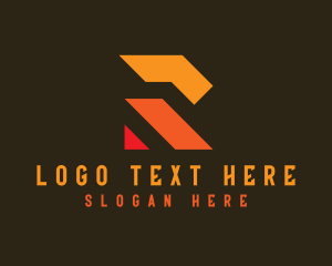 Professional Brand Letter R logo design