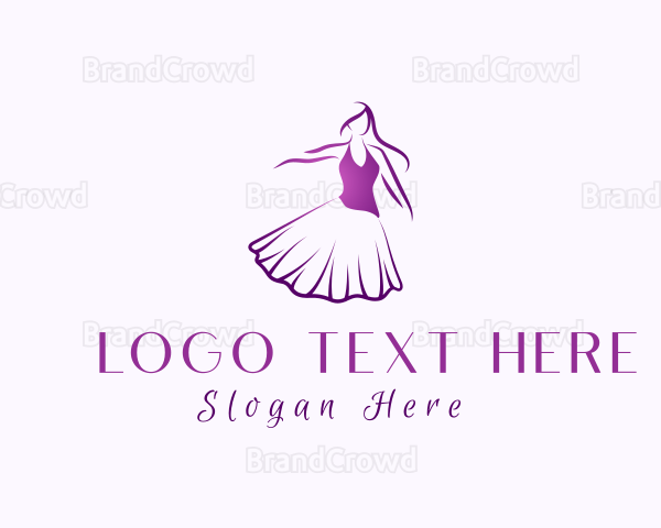 Female Model Dancer Logo