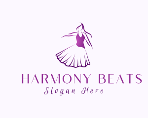 Designer - Female Model Dancer logo design