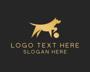 Canine - Pet Hound Ball logo design