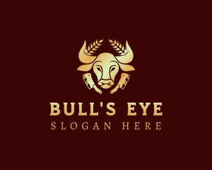 Bull Butcher Buffalo logo design