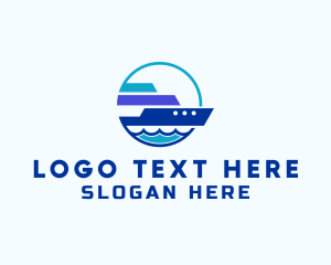 Cruiser - Sea Travel Tour Ship logo design