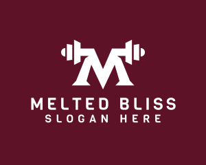 Fitness Gym Letter M logo design