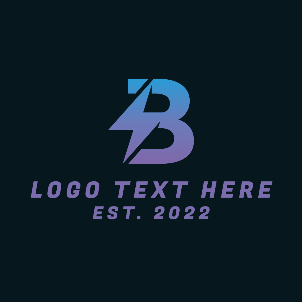 Power Voltage Letter B Logo | BrandCrowd Logo Maker