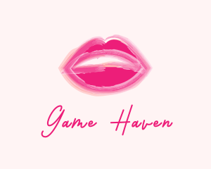 Makeup Artist - Beauty Lips Cosmetics logo design