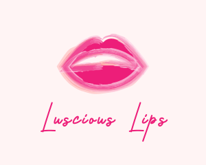 Lips - Beauty Lips Cosmetics logo design
