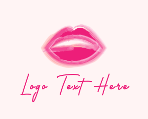 Esthetician - Beauty Lips Cosmetics logo design