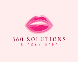 Beauty Lips Cosmetics  logo design