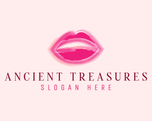 Beauty Lips Cosmetics  logo design