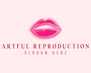 Beauty Lips Cosmetics  logo design