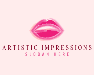 Beauty Lips Cosmetics  logo design