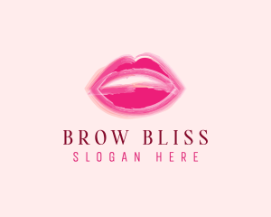 Beauty Lips Cosmetics  logo design