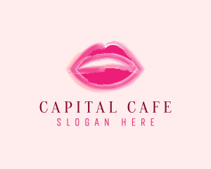 Beauty Lips Cosmetics  logo design