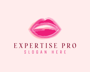 Beauty Lips Cosmetics  logo design